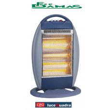 STUFA ALOGENA CON FUNZIONE OSCILLANTE 1200 W MOD."HALO 1200"